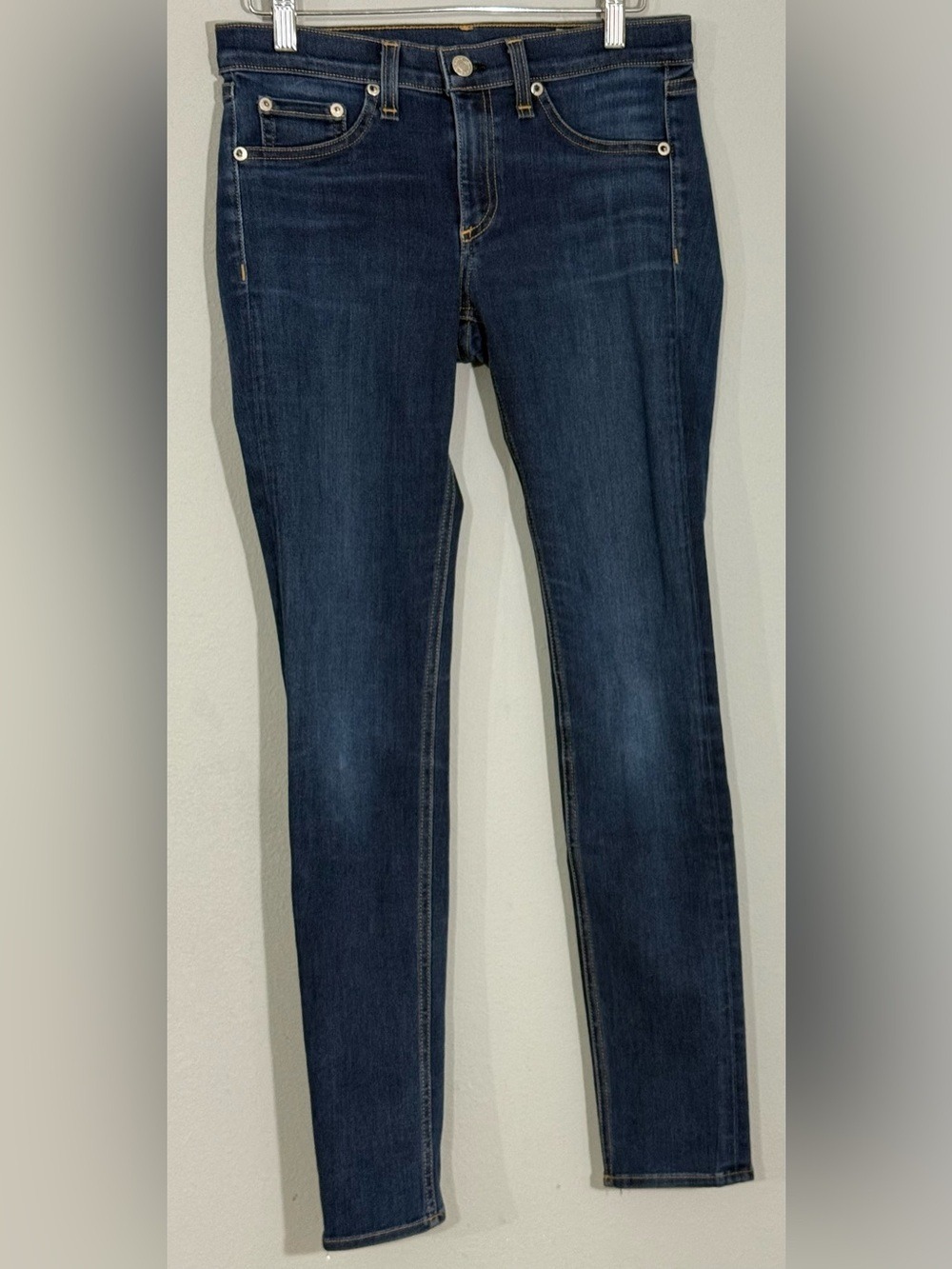Rag & Bone Bedford Skinny Jeans Womens 28 Medium Wash Stretch Denim